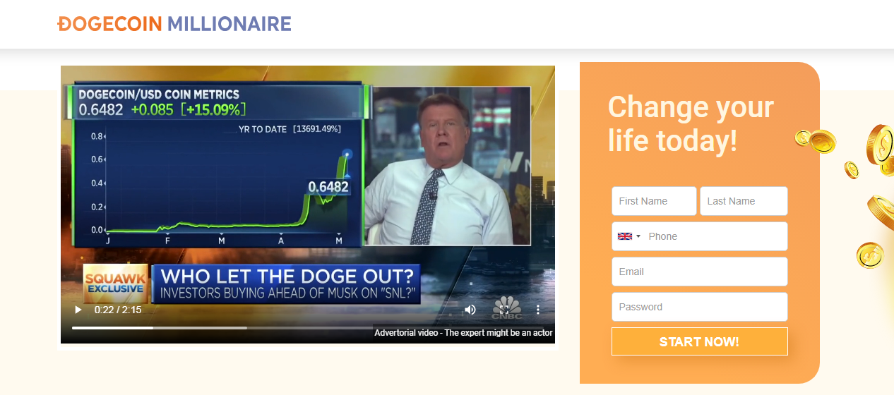 Dogecoin Millionaire - Official Website